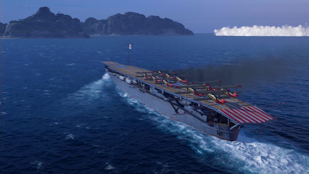 world of warships carrier where to aim