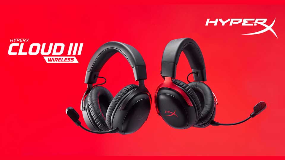 HyperX Cloud III Wireless – Gaming Headset for PC, PS5, PS4, up to 120-hour  Battery, 2.4GHz Wireless, 53mm Angled Drivers, Memory Foam, Durable Frame,  10mm Microphone, Black/Red 
