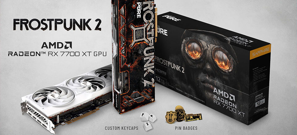 SAPPHIRE AMD Radeon RX 7700 XT Frostpunk 2 Edition Unveiled